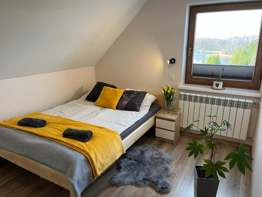 Domek Z Kominkiem Nad Jeziorem Z Jacuzzi Ogrodowym Sumowo (Sejny) Exterior foto